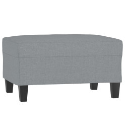 Ensemble de canapés 4 pcs coussins gris clair tissu