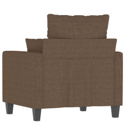 Fauteuil Marron 60 cm Tissu