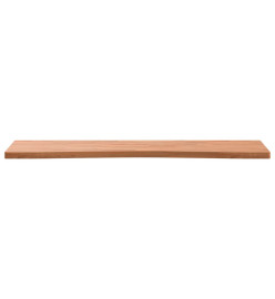 Dessus de bureau 100x(55-60)x2,5 cm bois massif de hêtre