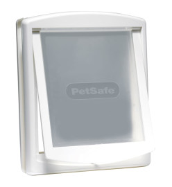 PetSafe Porte pr chiens à 2 voies 760 Large 35,6x30,5 cm Blanc