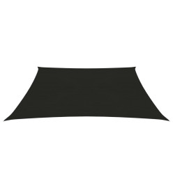 Voile d'ombrage 160 g/m² Noir 3/4x2 m PEHD