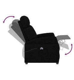 Fauteuil Noir Tissu