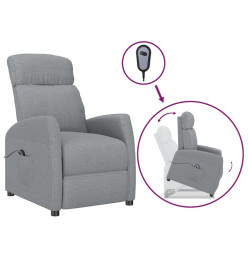 Fauteuil Gris clair Tissu