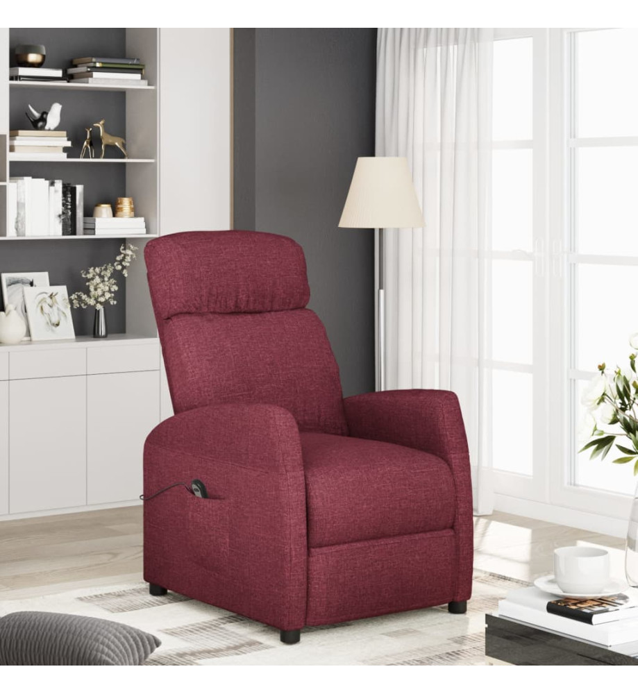 Fauteuil Rouge bordeaux Tissu