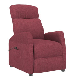 Fauteuil Rouge bordeaux Tissu