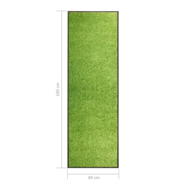 Paillasson lavable Vert 60x180 cm