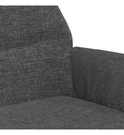 Chaise de relaxation Gris foncé Tissu