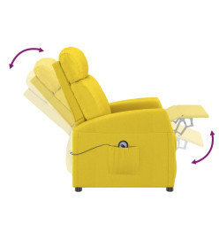 Fauteuil Jaune clair Tissu