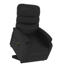 Fauteuil de massage Noir Similicuir