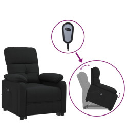 Fauteuil Noir Tissu