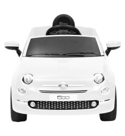 Voiture électrique pour enfants Fiat 500 Blanc