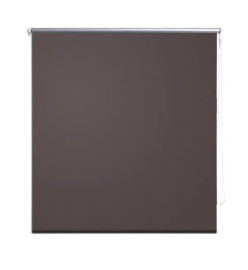 Store enrouleur occultant marron 40 x 100 cm