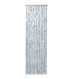 Moustiquaire Blanc et gris 90x200 cm Chenille