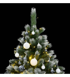 Sapin de Noël artificiel articulé 150 LED et boules 150 cm