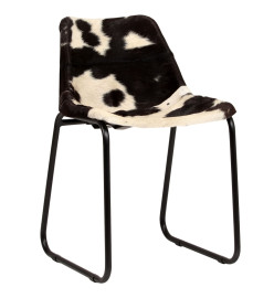 Chaises à manger lot de 6 cuir véritable de chèvre