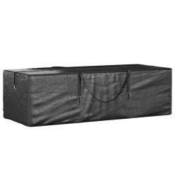 Sacs de rangement pour sapin de Noël 2 pcs noir polyéthylène