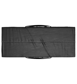 Sac de rangement pour sapin de Noël noir 135x40x55 cm PE