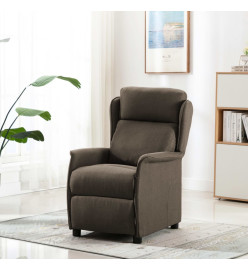 Fauteuil de massage Taupe Tissu