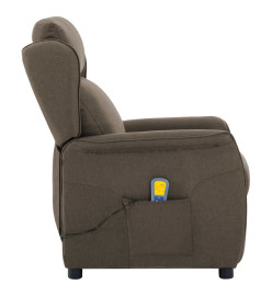 Fauteuil de massage Taupe Tissu