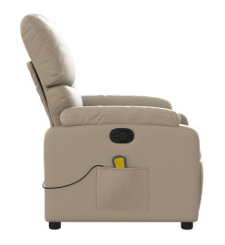 Fauteuil de massage inclinable Cappuccino Similicuir