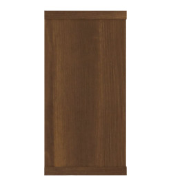 Étagères murales cube 2 pcs Chêne marron 100x15x30 cm Bois