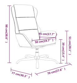 Chaise de relaxation et repose-pied Gris clair Tissu microfibre