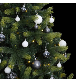 Sapin de Noël artificiel articulé 150 LED et boules 120 cm