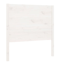 Tête de lit Blanc 96x4x100 cm Bois massif de pin