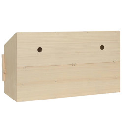 Pondoir 4 compartiments 106x40x59 cm bois de pin massif