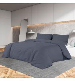 Ensemble de housse de couette Anthracite 220x240 cm Microfibre