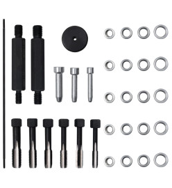 Kit de réparation filetage bougie préchauffage 33pcs M8 M10 M12