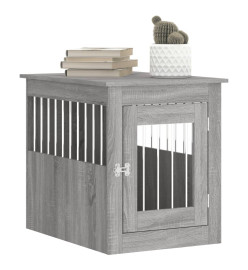 Meuble de cage pour chiens sonoma gris 55x75x65 cm