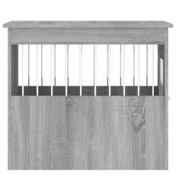 Meuble de cage pour chiens sonoma gris 55x75x65 cm