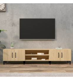 Meubles TV chêne sonoma 180x31,5x40 cm bois d'ingénierie