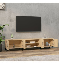 Meubles TV chêne sonoma 180x31,5x40 cm bois d'ingénierie