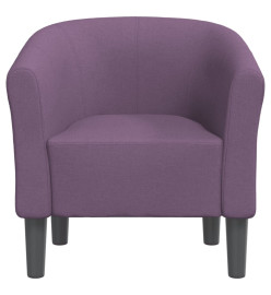 Fauteuil cabriolet violet tissu