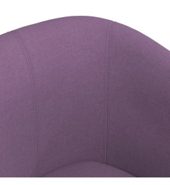 Fauteuil cabriolet violet tissu