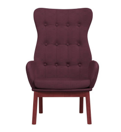 Chaise de relaxation Violet Tissu