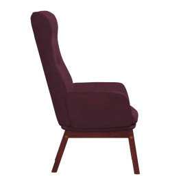 Chaise de relaxation Violet Tissu