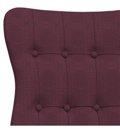 Chaise de relaxation Violet Tissu