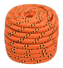 Corde de bateau Orange 20 mm 100 m Polypropylène