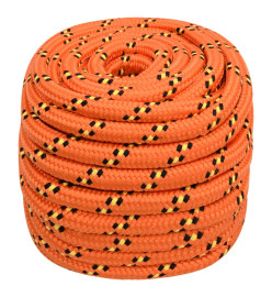 Corde de bateau Orange 20 mm 25 m Polypropylène