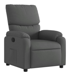 Fauteuil inclinable Gris foncé Tissu