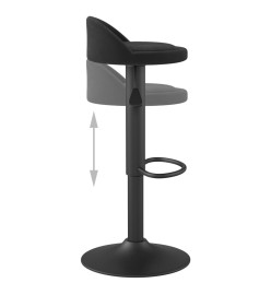 Tabouret de bar Noir Velours