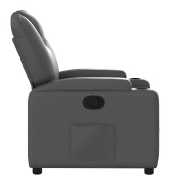 Fauteuil inclinable Gris Similicuir