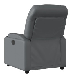 Fauteuil de massage inclinable Gris Similicuir