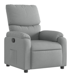 Fauteuil inclinable Gris clair Tissu