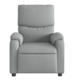 Fauteuil inclinable Gris clair Tissu