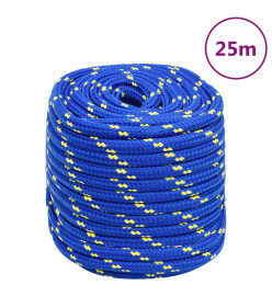 Corde de bateau Bleu 16 mm 25 m Polypropylène