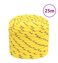 Corde de bateau Jaune 18 mm 25 m Polypropylène